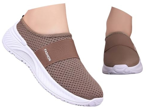 Zapatos Ortopedicos Mujer Verano con Malla Zapatillas Ortopedicas para diabéticos Ligeros Cómodas sin Cordones Zapatillas Ortopédicas de Antideslizantes y Transpirables Sandalias, 36-43 EU