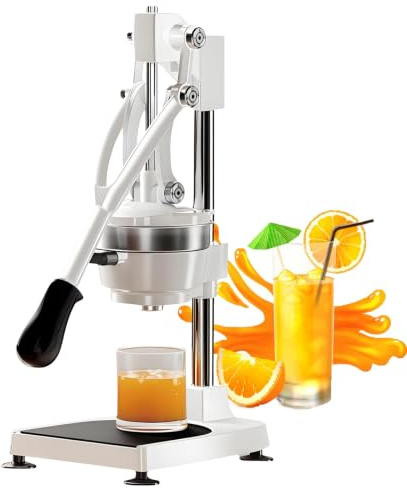 GSHSHOU Spremiagrumi Commerciale, Spremifrutta Manuale per Uso Intensivo per Tutti i Tipi di Agrumi, Estrattore per Arancia, Limone, Lime e Melograno