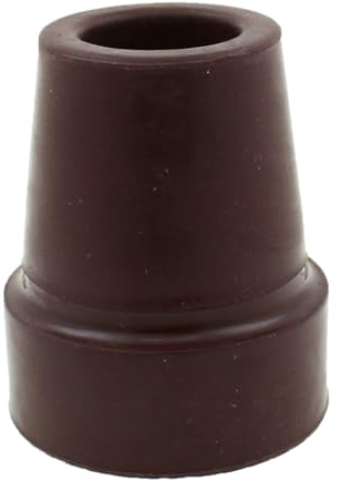 Lifeswonderful® - Gummi-Schutzkappen für Gehstöcke - Braun - 4 Stück - 19mm