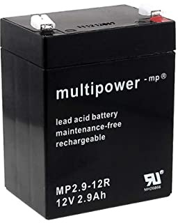 Powery Batería de Plomo-sellada (multipower) MP2,9-12R