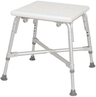 Drive Medical ohne Rückenlehne, Duschstuhl DS 250, weiß