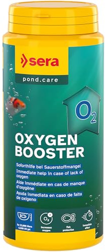 sera Pond Oxygen Booster 500 ml (500 g) | Wasseraufbereiter Teichpflege | Soforthilfe bei Sauerstoffmangel im Gartenteich | schnell lösliches Granulat liefert sofort O₂ | Algenblüte oder Pumpenausfall