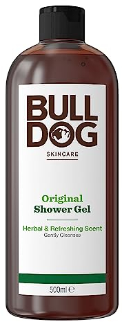 Bulldog Skincare Original Shower Gel for Men, Natural, Refreshing Men's Shower Gel, 500 ml