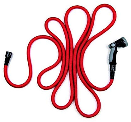 Tubo da giardino bamboo estensibile rosso 5-15m