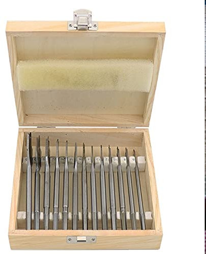 ZTBH Drill Bit Sets 16/13Pcs Hex Shank Spade Flat Wood Drill Bit Set, For 6-23Mm Wood Drilling Power Tools Kit Accessories (Color : 13pcs)