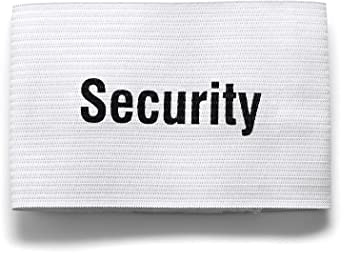 Sportacular Gear Security-Armbinden Sets (5 oder 10 STK.) mit Klettverschluss weiß individuell anpassbar | Ordnerarmbinde Binde