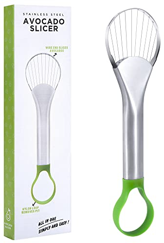 Avocadoschneider Edelstahl Avocado Entkerner Avocadoschäler Multifunktionales Avocado Tool für Fresh Avocado Saver in Haushalt Küche