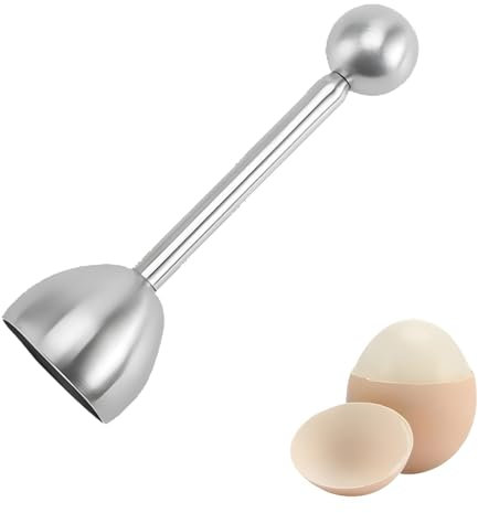 BYXG Tagliauova,Rompi Guscio Uova In Acciaio Inossidabile,Taglia Guscio Sgusciatore Per Uova Per Uova Sode O Alla Coque,Separatori Per Uova Sode E Morbide,Kitchen Rompi Guscio Uova