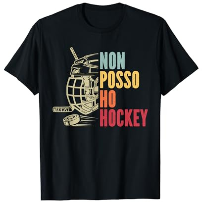 Hockey Su Ghiaccio Hockey Maglietta
