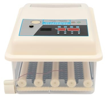 PUDLOR Brutautomat Vollautomatisch 24 Eier LED Brutautomat Ei-InkubatorVollautomatisch Inkubator mit Temperatur für Zuchteinrichtungen, Labore und mehr