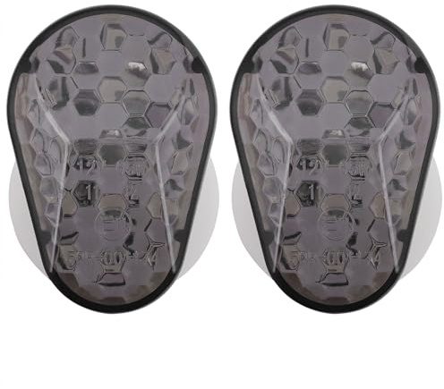 Kinstecks ​​1 Paar Motorrad Seitenmarkierungsleuchten Motorradblinker LED Blinker flächenbündig montiert Blinker Blinkerlampe für ZX6R ZX7R ZX9R ZX636 ZX12R ZZR600
