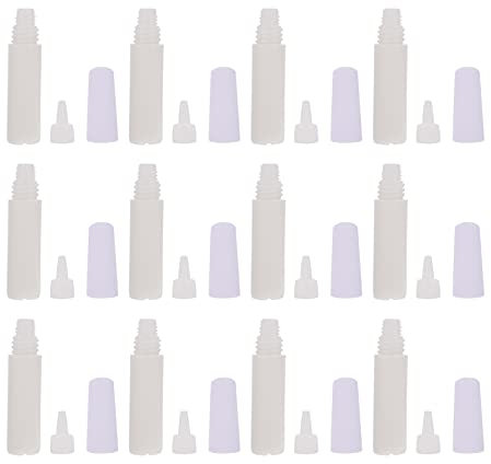 DOITOOL Starker Klebstoff Bastelkleber Schnell Trocknend 6ml für Flasche und 50 Stück Wasserlöslicher Handgemachte Weiß Selbstgemacht Projekte Kreatives Basteln
