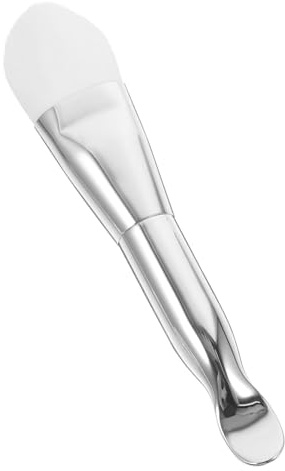 ARTSEWPLY Brocha para Mascarilla Facial Doble Punta con Cuchara Aplicadora para Mujeres Cepillo Portátil para Mascarillas de Barro y Cremas Aplicador Cosmético Fácil y Uniforme