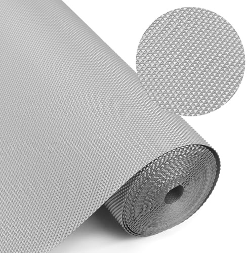 YuLiMirich Lådmatta 60 cm x 500 cm, halkfri matta, lådmatta, skåpfolie, skåppapper, tvättbar, icke-klibbiga kökslådor för köksskåp