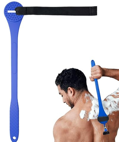 Ryggrakapparat för män - hårborttagning med långa handtag, sladdlös kroppsfrämjare och hårtrimmer | Böjbar ergonomisk grooming hårborttagning för användning före träning före simning sommarsäsonger