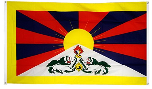 Flaggenfritze® Balkonflagge Tibet