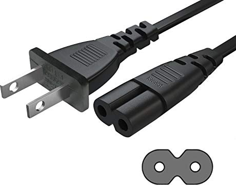AC Power Cord Cable Compatible Apple TV 1st, 2nd, 3rd, 4th, 5th Generation (4K) - UL Listed