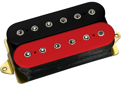 DiMarzio DP 161FBR Steve's Special Humbucker E-Gitarrentonabnehmer, Schwarz/Rot