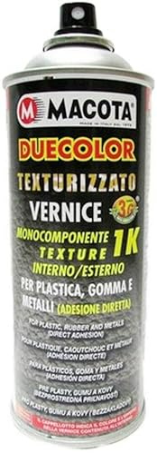 HITOPSELLER MACOTA 02098 Vernice Spray per Plastica e Gomma Testurizzato Nero, 400 ml