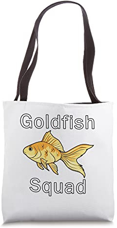 Aquaristics Hobby Goldfish Squad Cute Goldfish Tote Bag