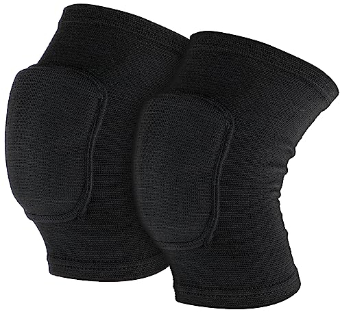 Sibba Knieschoner Kinder Rutschfest Gepolsterte Schaumstoff Tägliche Sport Elastische Weiche Knieschützer Für Volleyball Tanz Laufen Skaten Basketball Fußball Sport Männer Und Frauen Knieschützer