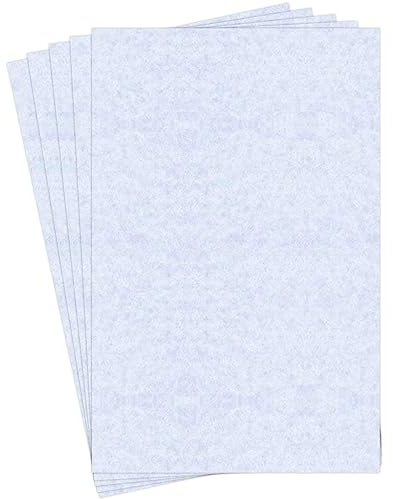 Bluestone Stationery Parchment Paper | 24 Lb Bond / 60 lb Text / 90 GSM Paper | 50 Sheets Per Pack | 11” x 17” Inches