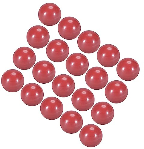 CoCud 20Stk Thermoset Kugel Knöpfe M5 Innengewinde 20mm Durchmesser | Plastik Metrisch Hand Schraube Griffe Rot, für Drehmaschinen Hebel Handgriff