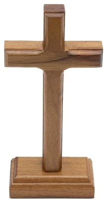 Intercession Standing Wooden Cross Wall Art (5 inch)