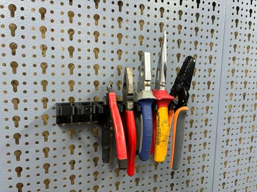 Zange Wandhalterung für 7 Zangen für Küpper Lochwand und Eurolochung 45 mm Eurolochwand und Güde und ADB Lochwand Zubehör Systemhalter (Normal 22 mm)