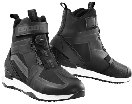 Bogotto Quickshift Motorrad Stiefel, schwarz, 42