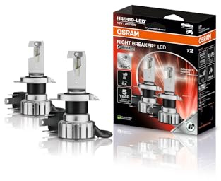 OSRAM NIGHT BREAKER LED SMART H4/H19; martwa 330%; 6000K, 12V, lyser och använder LED-lampor för att ge extra ström och andra läkemedel