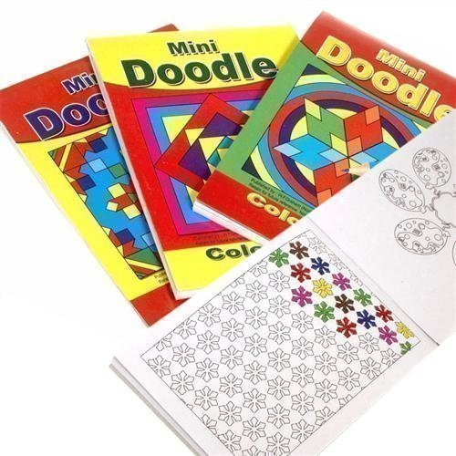 6 X Mini Doodle Malbücher Ideal Party Taschen