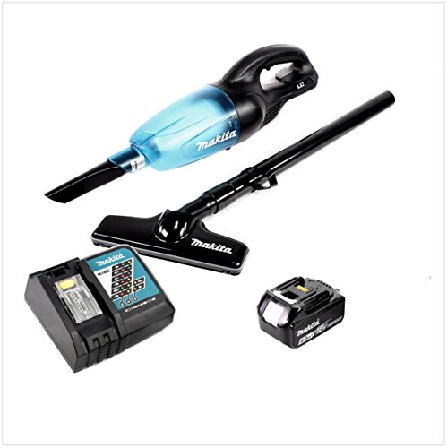 Makita DCL 180 B - Aspirapolvere a batteria agli ioni di litio, 18 V, con 1 batteria da 4,0 Ah e caricatore rapido