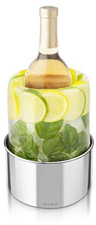 Final Touch - Refrigeratore per bottiglie di ghiaccio in acciaio INOX