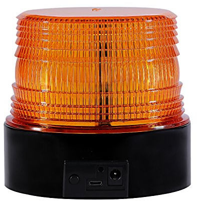 AnTom Recovery Lights Warning Light Wireless Beacon Light Flashing Amber Lights Bar 12V 24V with Magnetic Base for Car Vehicle Truck Trailer
