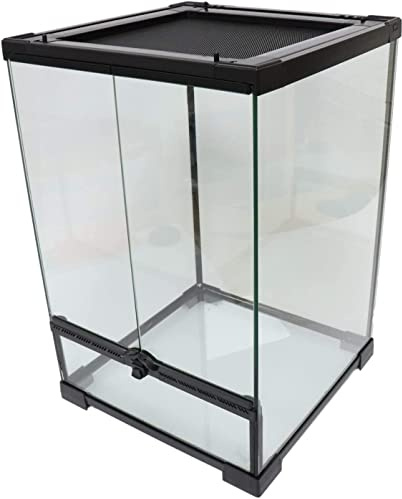 Repti-Zoo Terrarium mit Tür für Reptilien/Amphibien, 30 x 30 x 45 cm, 1 Einheit