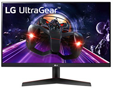 LG 24GN600-B UltraGear Gaming Monitor 24 Full HD (1920 x 1080) IPS Display, 1ms (GtG) Response Time, 144Hz Refresh Rate, AMD FreeSync Premium, HDR10, 3-Side Virtually Borderless Display,Black