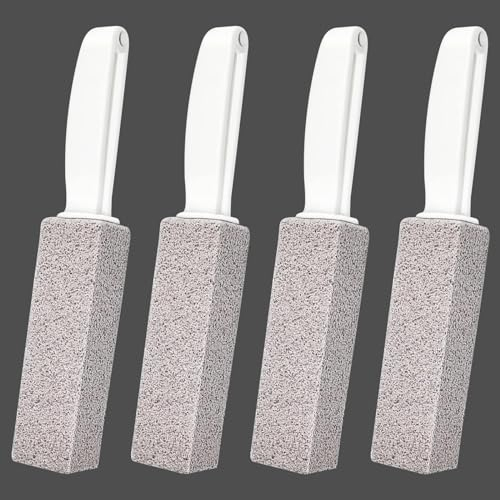 5 piedras de limpieza de inodoro con asa, bloque de limpieza, mango de piedra pómez para manchas profundas, cepillo de limpieza para baño, aseos, cocina, piscinas, manchas profundas (Viejo)