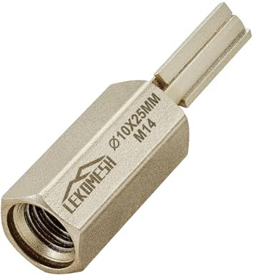 LEKOMESH Carbide Brick Mortar Cutter - 10mm (3/8 Inch) Masonry and Mortar Rake/Router with M14 Thread