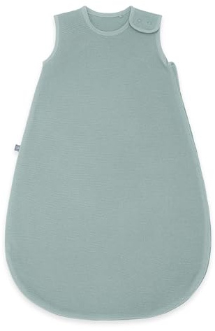 emma & noah Baby Wolle-Seide Schlafsack 0.5 TOG für den Sommer, Atmungsaktiv und temperaturregulierend, Strampelsack für Neugeborene