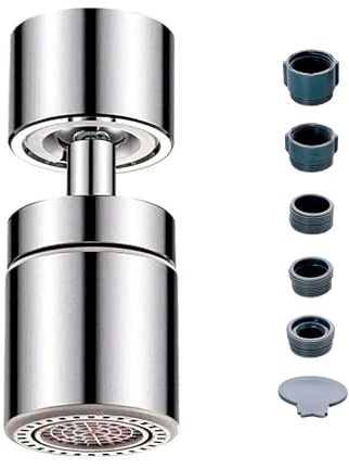 Mousseur Robinet Cuisine (Double mode de jet avec rotacion 720º)