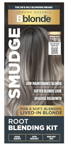Jerome Russell Bblonde SMUDGE Kit de mélange de racines moyen frais | Kit de mélange de racines professionnel | Aspect blond naturel et vivant