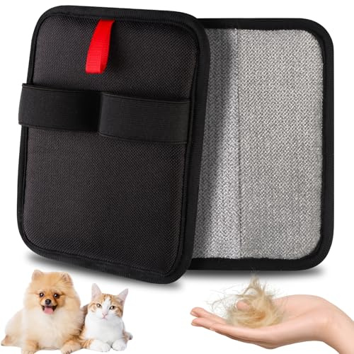 2pcs Electrostatic Pet Hair Removal Gloves,Reusable Celery Pets Grooming Gloves,Upgraded Static Removal Gloves for Pet Hair, Dogs & Cats Cleaning Glove for Washing,Deshedding,Grooming