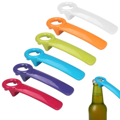 BOULESENM 6 Stück Glasöffner,Mühelos Bieröffner,Deckelöffner für Schraubgläser,Drehverschlussöffner,Glasdeckelöffner Flaschenöffner für Senioren Ältere Menschen Kinder Frauen Schwache Hände
