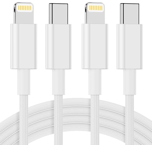 Lightning Kabel USB C 2Pack 1.8M+1.8M Für IPhone ladekabel MFi Zertifiziert für Apple Schnellladekabel für IPhone 14/13/12/11/Pro/Pro Max/Mini/XR/XS/XS Max/X/8/7/6/6s/Plus/iPad