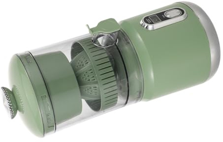 Alipis Exprimidor Portátil Para Naranjas Eléctrico Extractor De Zumo Separador De Pulpa Multifuncional Para Cítricos Frutas Cítricas y Pomelos Fácil De Usar Casa