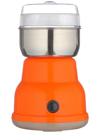 yeraa Moulin à Café Électrique Broie Les Épices Machine Multifonction pour Broyer Épices, Herbes, Céréales, Haricots, Nourriture pour Animaux Prise EU