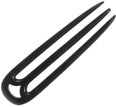 Balacoo Accessoire Cheveux Femme Fourche à Cheveux en Bois à Trois Dents Style Rétro Usage Mariage ou Soirée