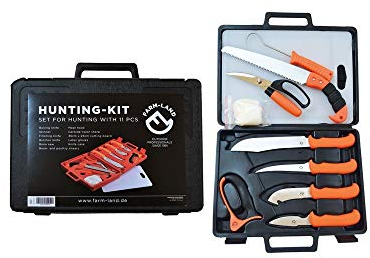 Farm-Land Hunting Kit 11-teiliges Messerset