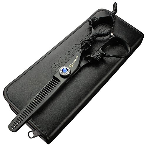 6/7/8/9 Zoll Effilierschere & Schneide Set (6-Zoll dünne Schere) | 440C Stahl Barber Schere ，scharfe Friseurschere,Friseur/Familienschere für Haarschnitt